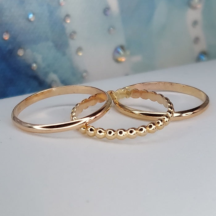 Bead Berri & Classic Bands (14K goldfilled) Shelby's Toe Rings