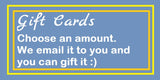 GIFT CARD (Choose amount: $15 to $100)