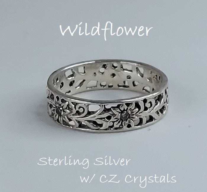 Wildflower (Sterling Silver) Shelby's Toe Rings