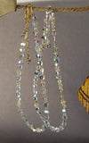 Deluxe Aurora Borealis (AB) Clear Crystal Anklet