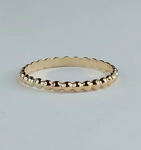 Beaded Berri Ring -14K Gold-Fill