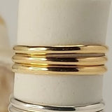 Classic 14K Gold-Fill Bands - 3 Stack Set