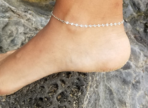 925 sterling silver single line/layer snake chain ankle bracelet, excellent  belly dance customized trendy anklets foot bracelet ank386 | TRIBAL  ORNAMENTS