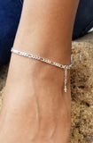 Heavy Figaro Anklet (Sterling Silver)