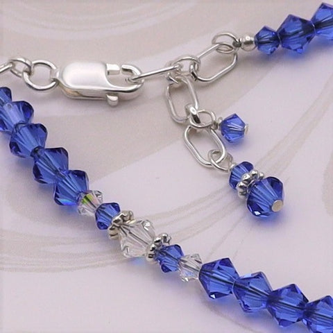 Swarovski™ Crystals Bracelet - Sapphire