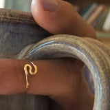 S-Shape Ring - 14K Gold Fill