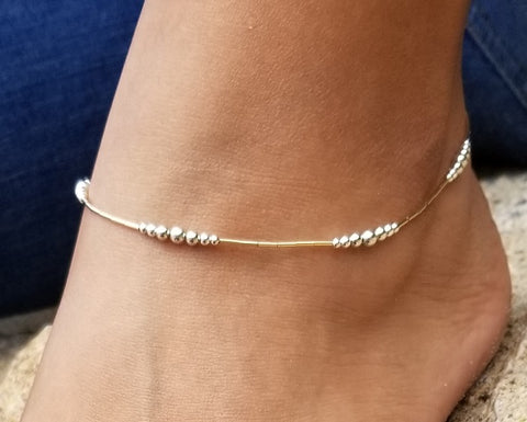 Classic Filigree Anklet / Sterling Silver – Shelby's Toe Rings